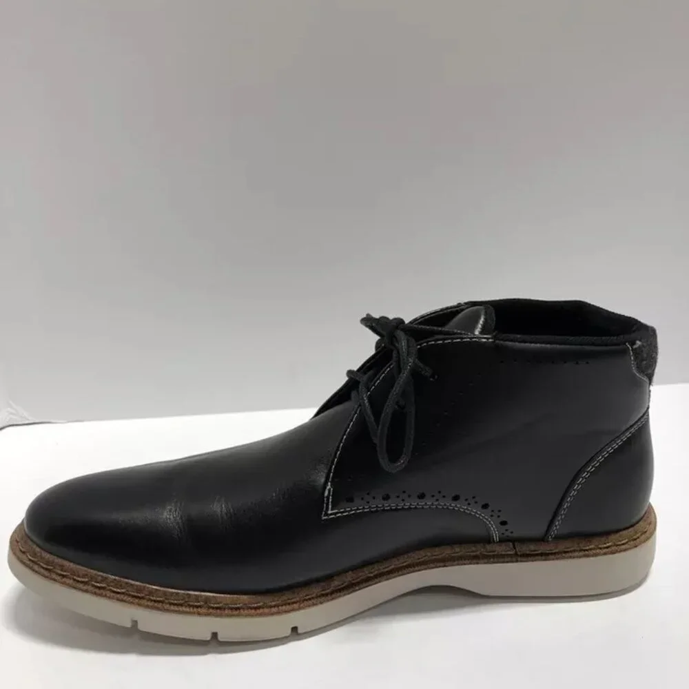 Stacy Adams Men’s Sentinel, Black Chukka Boots, Size 7 M